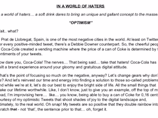 In a World of Haters
