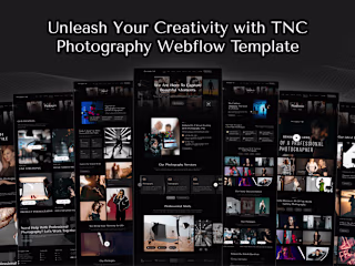 Photography Landing Page Template: Behance