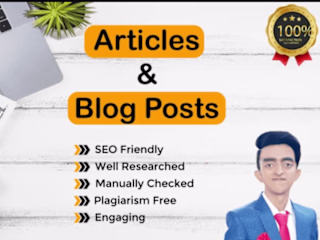 I will write SEO optimized articles, blogs, and websites