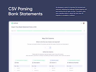 CSV Parsing Bank Statements on Behance