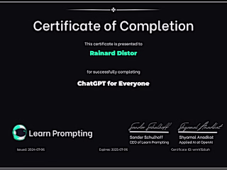 Check out my new certification!