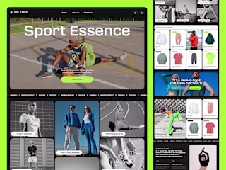 Solstice - E-commerce Web Design