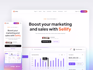 Sellify—SaaS Landing Page