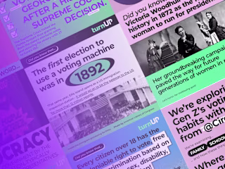TurnUp Activism - Social Media Design