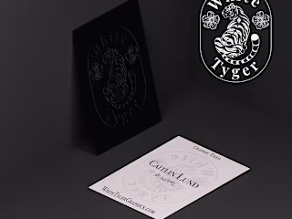 White Tyger Logo Design and Mockups