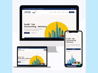 Website Design and Development for Amaj UAE
