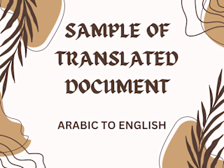 Translation of a text on Technology Niche in Arabic 