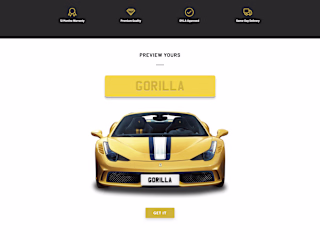 GorillaPlates Website (eCommerce)