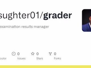 GitHub - Sesughter01/grader: Simple examination results manager