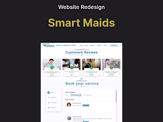 Website ReDesign for Smart Maids Cleaning Services
