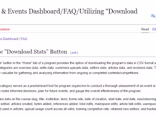 Utilizing the “DOWNLOAD STATS” button - The P&E Dashboard