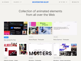 Web Interactions Gallery