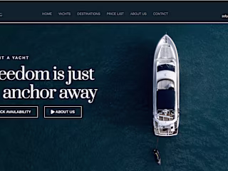 Custom Wordpress Website - Zouras Yachting