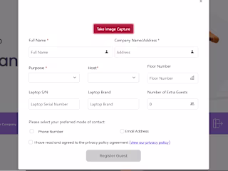 v-Login (Visitor's Management System)