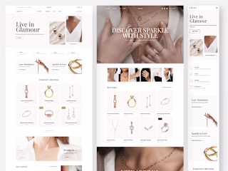 Minimalist Jewelry E-Commerce Framer & Webflow