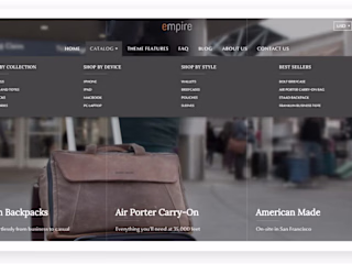 Intuitive Navigation for Empire Ecommerce Store