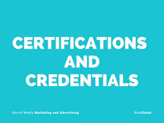 My Certifications and Credentials