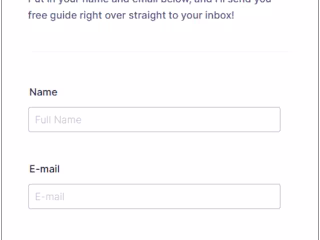 Dating landing page/email capture page