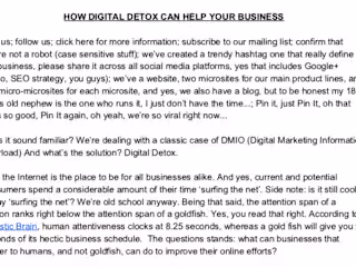 How Digital Detox Can Help Your Business