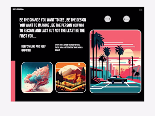 UI/UX Design for website