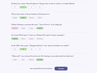 Quiz Website (React)