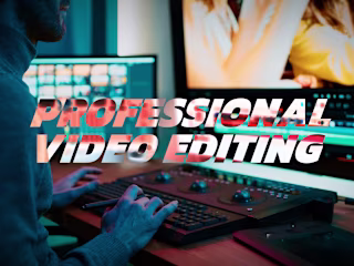 Professional Video Editing.