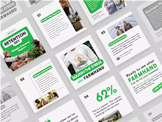 Social Media Templates for AgTech Brand