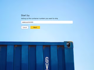 NEXT UI: Shipper Flow