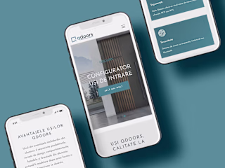 Brand Identity Design and Responsive Website for Qdoors