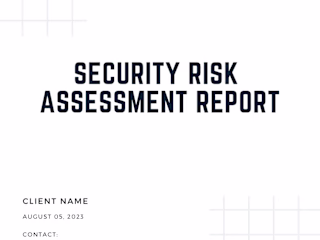 Vulnerability assessment