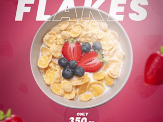 Social Media Cornflakes Motion Advertisement
