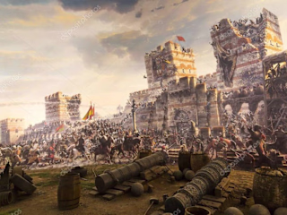 
The Fall of Constantinople (1453):