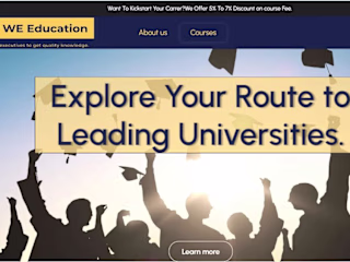 Website development- WE Education