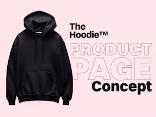 Framer E-Commerce Landing Page Concept | The Hoodie™