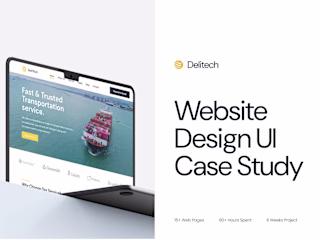 Delitech - Website Design UI Case Study