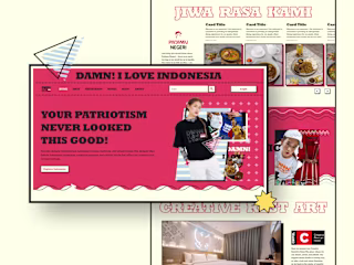Neo-Brutalism Landing Page Style