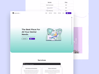 WEBFLOW Design and Development | Dental Website