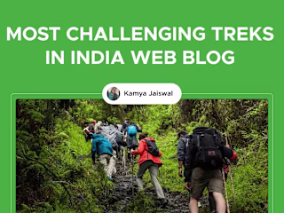 Most Challenging Treks in India Web Blog