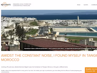 Amidst the Constant Noise, I Found Myself in Tangier…