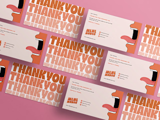 Thank You Cards on Behance