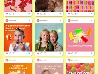 Gummy Glow Social Media Template 💥
