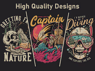 Bold Vintage Shirt Designs: Adventure-Driven Custom Illustration