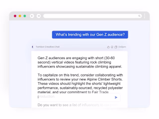 Tambor.ai: Hero Reel AD & AI Chat UI Animation