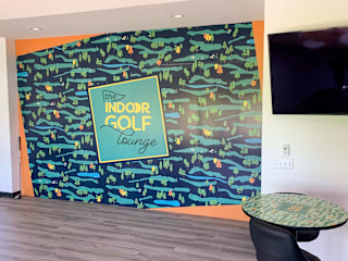 The Indoor Golf Lounge Experiential Graphics Project