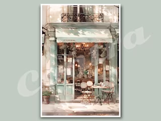 AI Art - Watercolor Style Poster