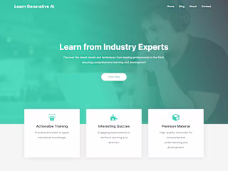 Learn Generative AI Blog