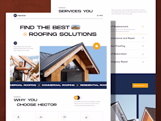 Professional Roofing Services Website

