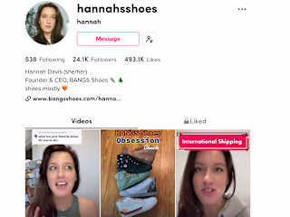 Bangs Shoe's Founder TikTok Growth