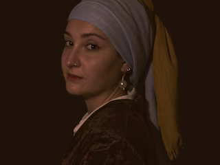 The girl with a pearl earring