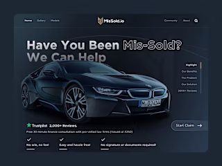 MisSold-io UI design & Webflow Development 
